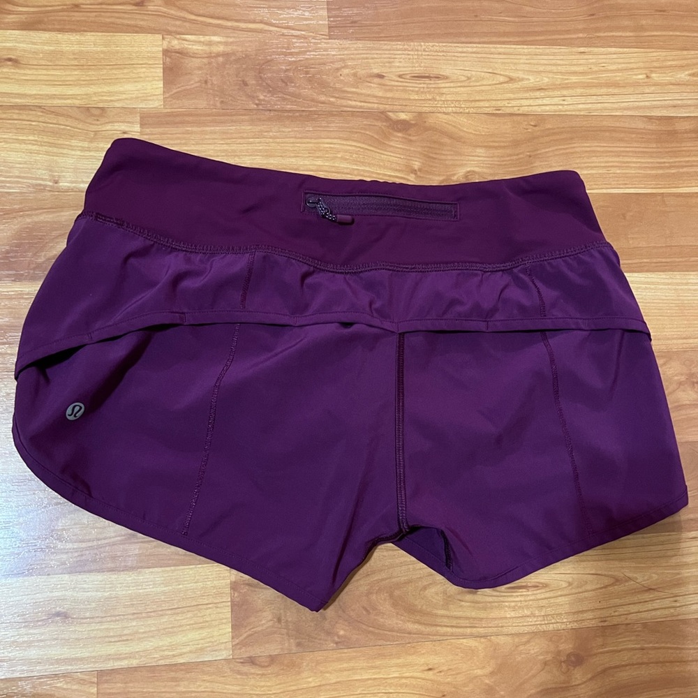 Lululemon speed shorts